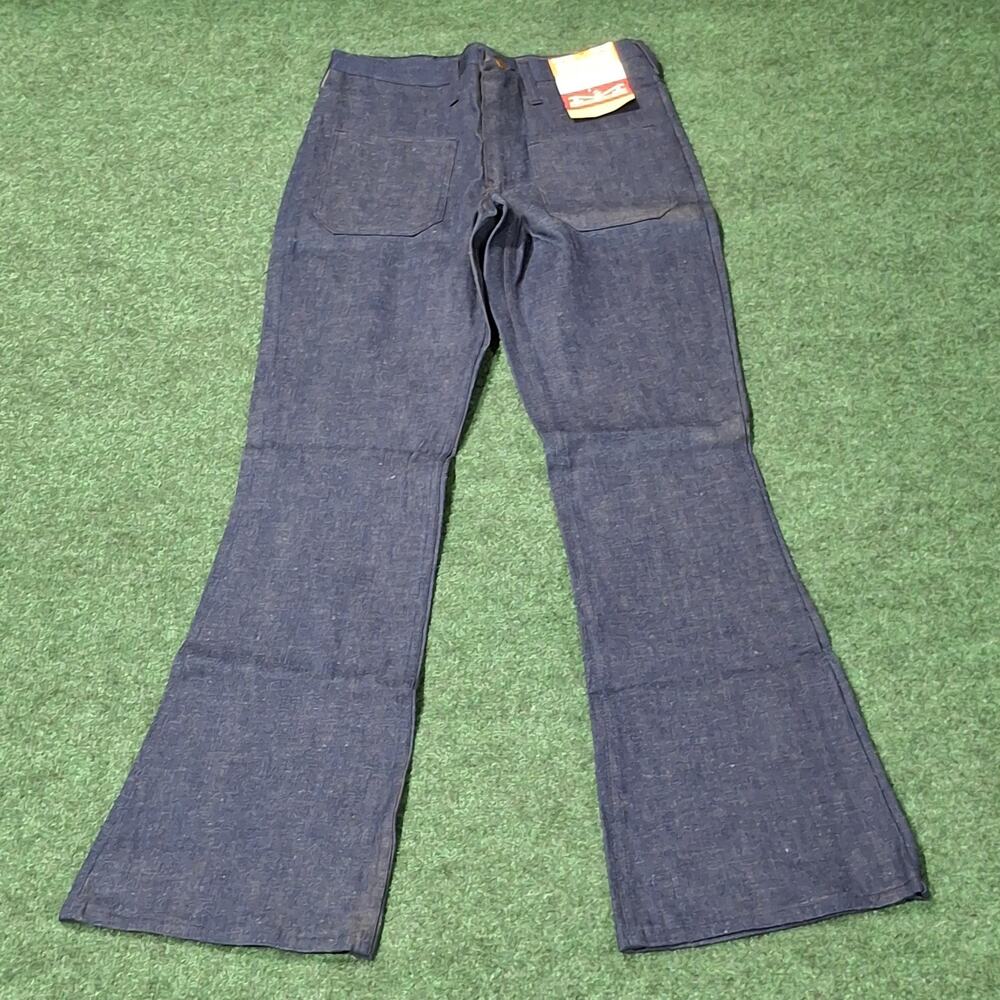 RARE Vintage 1970s NWT Deadstock Maverick Flare Leg Jeans Size 30x34 MADE IN USA